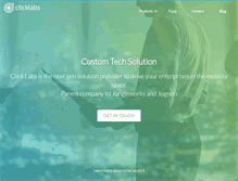 Tablet Screenshot of click-labs.com